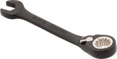 Proto - 5/16" 12 Point Offset Combination Wrench - 15° Offset Angle, 3-1/2" OAL, Steel, Black Chrome Finish - Exact Tool & Supply