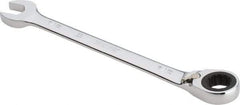 Proto - 1/2" 12 Point Combination Wrench - 0° Offset Angle, 7" OAL, Steel, Chrome Finish - Exact Tool & Supply