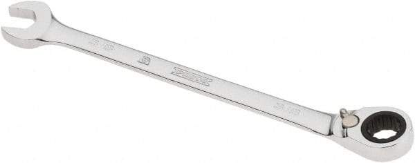 Proto - 3/8" 12 Point Combination Wrench - 0° Offset Angle, 6-1/4" OAL, Steel, Chrome Finish - Exact Tool & Supply