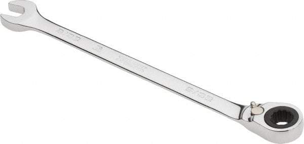 Proto - 9/32" 12 Point Combination Wrench - 0° Offset Angle, 5-1/2" OAL, Steel, Chrome Finish - Exact Tool & Supply