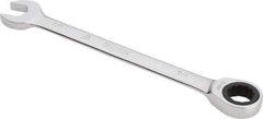 Proto - 14mm 12 Point Combination Wrench - 0° Offset Angle, 7-1/2" OAL, Steel, Chrome Finish - Exact Tool & Supply