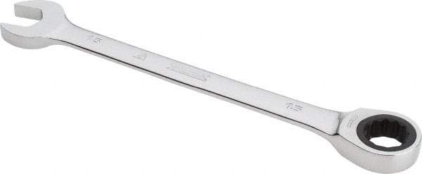 Proto - 16mm 12 Point Combination Wrench - 0° Offset Angle, 8-3/16" OAL, Steel, Chrome Finish - Exact Tool & Supply