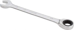 Proto - 16mm 12 Point Combination Wrench - 0° Offset Angle, 8-3/16" OAL, Steel, Chrome Finish - Exact Tool & Supply
