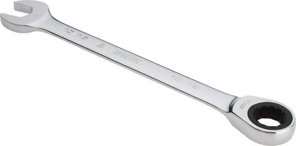 Proto - 13/16" 12 Point Combination Wrench - 0° Offset Angle, 11-7/16" OAL, Steel, Chrome Finish - Exact Tool & Supply