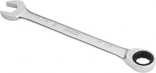 Proto - 11/16" 12 Point Combination Wrench - 0° Offset Angle, 8-7/8" OAL, Steel, Chrome Finish - Exact Tool & Supply