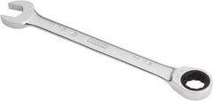 Proto - 11/16" 12 Point Combination Wrench - 0° Offset Angle, 8-7/8" OAL, Steel, Chrome Finish - Exact Tool & Supply