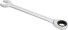 Proto - 1" 12 Point Combination Wrench - 0° Offset Angle, 12-3/4" OAL, Steel, Chrome Finish - Exact Tool & Supply