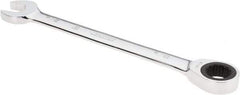 Proto - 1/2" 12 Point Combination Wrench - 0° Offset Angle, 7" OAL, Steel, Chrome Finish - Exact Tool & Supply