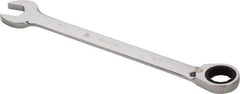 Proto - 36mm 12 Point Combination Wrench - 0° Offset Angle, 19-5/16" OAL, Steel, Chrome Finish - Exact Tool & Supply