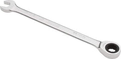 Proto - 11/32" 12 Point Combination Wrench - 0° Offset Angle, 5-15/16" OAL, Steel, Chrome Finish - Exact Tool & Supply