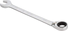 Proto - 22mm 12 Point Combination Wrench - 0° Offset Angle, 11-7/16" OAL, Steel, Chrome Finish - Exact Tool & Supply