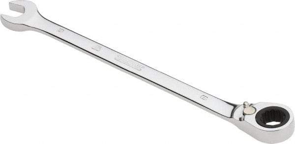 Proto - 8mm 12 Point Combination Wrench - 0° Offset Angle, 5-1/2" OAL, Steel, Chrome Finish - Exact Tool & Supply