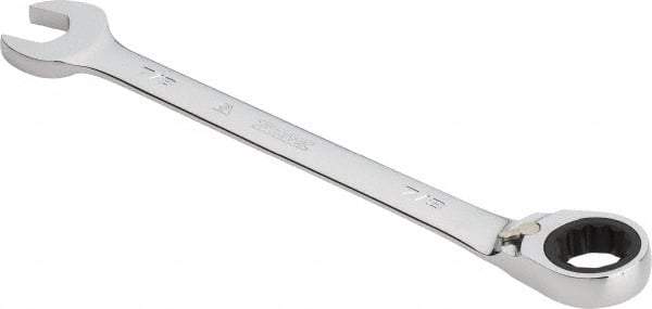 Proto - 7/8" 12 Point Combination Wrench - 0° Offset Angle, 11-7/16" OAL, Steel, Chrome Finish - Exact Tool & Supply