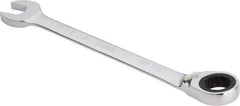 Proto - 15/16" 12 Point Combination Wrench - 0° Offset Angle, 12-3/4" OAL, Steel, Chrome Finish - Exact Tool & Supply