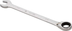 Proto - 34mm 12 Point Combination Wrench - 0° Offset Angle, 18-1/8" OAL, Steel, Chrome Finish - Exact Tool & Supply