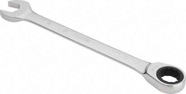 Proto - 7/8" 12 Point Combination Wrench - 0° Offset Angle, 11-7/16" OAL, Steel, Chrome Finish - Exact Tool & Supply