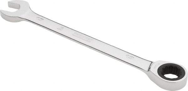 Proto - 13mm 12 Point Combination Wrench - 0° Offset Angle, 7" OAL, Steel, Chrome Finish - Exact Tool & Supply