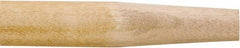 Rubbermaid - 54 x 1-1/8" Wood Handle for Push Brooms - Tapered Connection, Tan - Exact Tool & Supply