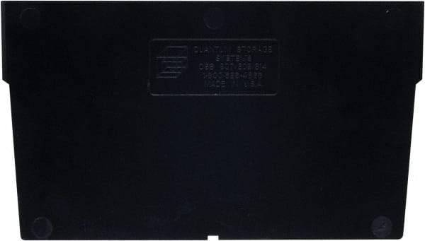 Quantum Storage - 7.1" Wide x 7" High, Black Bin Divider - Use with QSB807, QSB808, QSB814 - Exact Tool & Supply
