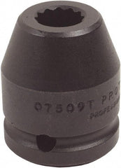 Proto - 3/4" Drive 30mm Standard Impact Socket - 12 Points, 2-1/8" OAL - Exact Tool & Supply