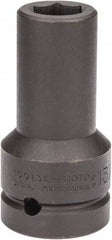 Proto - 1" Drive 13/16" Deep Impact Socket - 6 Points, 4" OAL - Exact Tool & Supply