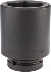 Proto - 1" Drive 65mm Deep Impact Socket - 6 Points, 4-7/8" OAL - Exact Tool & Supply