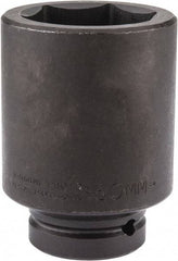 Proto - 1" Drive 60mm Deep Impact Socket - 6 Points, 4-3/4" OAL - Exact Tool & Supply