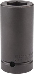Proto - 1" Drive 30mm Deep Impact Socket - 6 Points, 4" OAL - Exact Tool & Supply