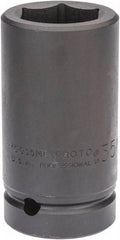 Proto - 1" Drive 35mm Deep Impact Socket - 6 Points, 4" OAL - Exact Tool & Supply