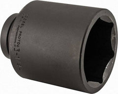 Proto - 1" Drive 3-1/4" Deep Impact Socket - 6 Points, 5-5/8" OAL - Exact Tool & Supply