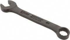 Proto - 8mm 12 Point Offset Combination Wrench - 15° Offset Angle, 3-1/2" OAL, Steel, Black Finish - Exact Tool & Supply