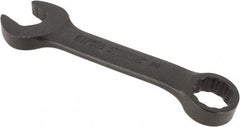 Proto - 9/16" 12 Point Offset Combination Wrench - 15° Offset Angle, 4-9/16" OAL, Steel, Black Finish - Exact Tool & Supply