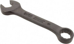 Proto - 7/16" 12 Point Offset Combination Wrench - 15° Offset Angle, 4-1/16" OAL, Steel, Black Finish - Exact Tool & Supply