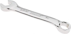 Proto - 9mm 12 Point Offset Combination Wrench - 15° Offset Angle, 5-1/16" OAL, Steel, Chrome Finish - Exact Tool & Supply