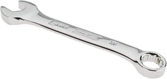Proto - 8mm 12 Point Offset Combination Wrench - 15° Offset Angle, 3-1/2" OAL, Steel, Chrome Finish - Exact Tool & Supply