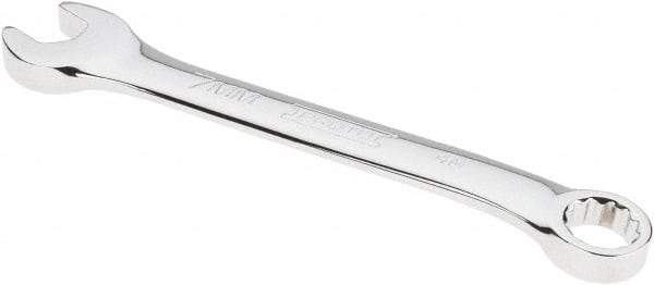 Proto - 7mm 12 Point Offset Combination Wrench - 15° Offset Angle, 3-3/8" OAL, Steel, Chrome Finish - Exact Tool & Supply