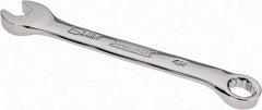 Proto - 6mm 12 Point Offset Combination Wrench - 15° Offset Angle, 3-1/4" OAL, Steel, Chrome Finish - Exact Tool & Supply