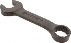 Proto - 18mm 12 Point Offset Combination Wrench - 15° Offset Angle, 5-1/4" OAL, Steel, Black Finish - Exact Tool & Supply
