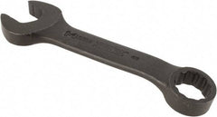 Proto - 14mm 12 Point Offset Combination Wrench - 15° Offset Angle, 4-1/2" OAL, Steel, Black Finish - Exact Tool & Supply