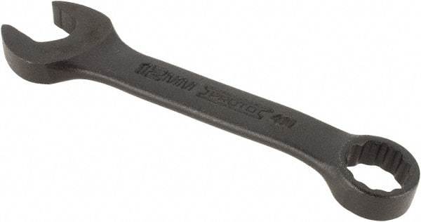 Proto - 12mm 12 Point Offset Combination Wrench - 15° Offset Angle, 4-1/8" OAL, Steel, Black Finish - Exact Tool & Supply