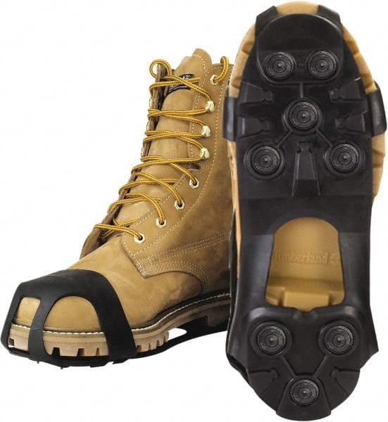 Winter Walking - Ice Traction Footwear Footwear Style: Strap-On Cleat Traction Type: Steel Studs - Exact Tool & Supply