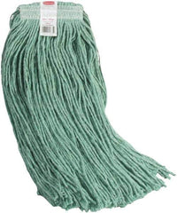 Rubbermaid - 2" White Head Band, Large Synthetic Cut End Mop Head - Clamp Jaw Connection - Exact Tool & Supply