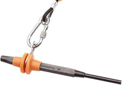 Proto - 7/32" Tethered Pin Punch - 6-3/8" OAL, Steel - Exact Tool & Supply
