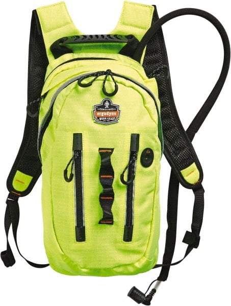 Ergodyne - Premium Cargo Lime Hydration Backpack - 18 Inch Long x 10-1/2 Inch Wide x 3 Inch Deep, 70 Ounce Reservoir Capacity - Exact Tool & Supply