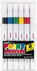 Sharpie - Black, Blue, Green, Red, White, Yellow Paint Marker - Line Tip, Oil Based - Exact Tool & Supply