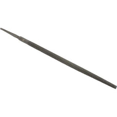 Value Collection - 8" Long, Bastard Cut, Round American-Pattern File - Double Cut - Exact Tool & Supply