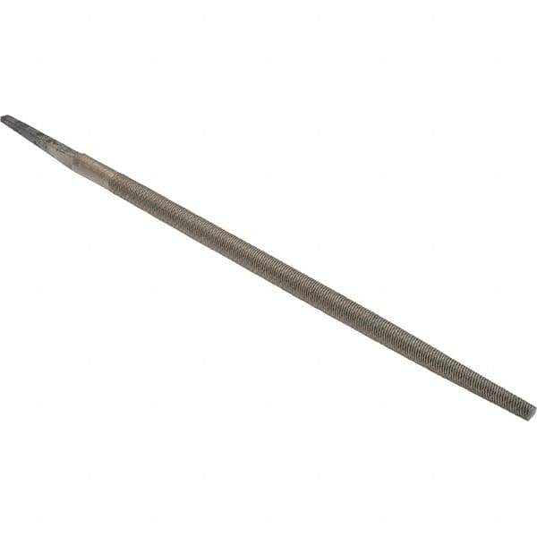 Value Collection - 10" Long, Bastard Cut, Round American-Pattern File - Double Cut - Exact Tool & Supply