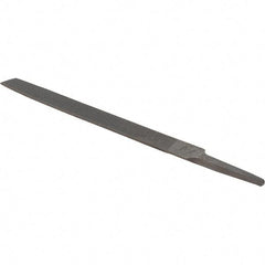 Value Collection - 8" Long, Bastard Cut, Half Round American-Pattern File - Double Cut, 7/32" Overall Thickness - Exact Tool & Supply