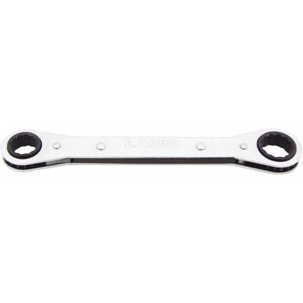 Lang - 7mm x 8mm 12 Point Ratcheting Box Wrench - Exact Tool & Supply