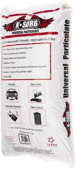 Value Collection - 22 Lb Bag Granular Absorbent - Universal Use - Exact Tool & Supply